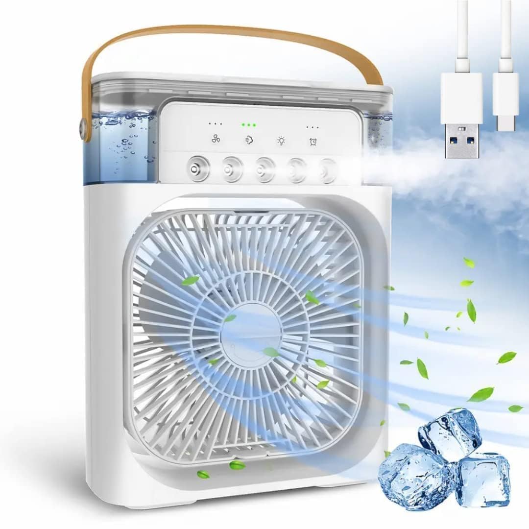 Portable USB Air Conditioner & Humidifier Fan